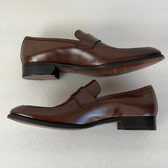 Too Boot New York Adam Derrick Leather Penny Loafers Men's Size 9.5 - Picture 4 of 8